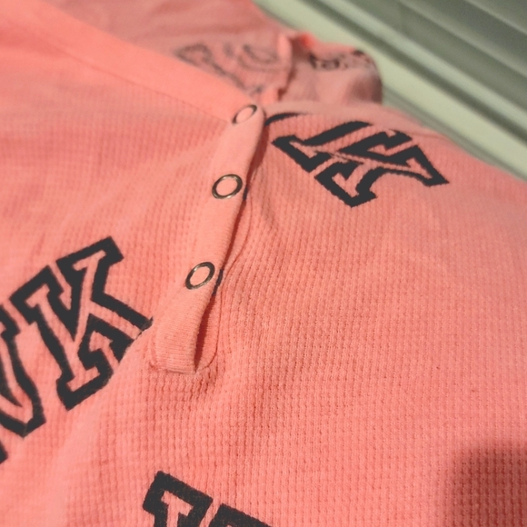 Victoria's Secret PINK Onesie Pajamas Back Flap LG - Picture 6 of 8